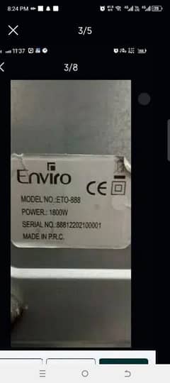 environ oven a one conditions h 03016541165