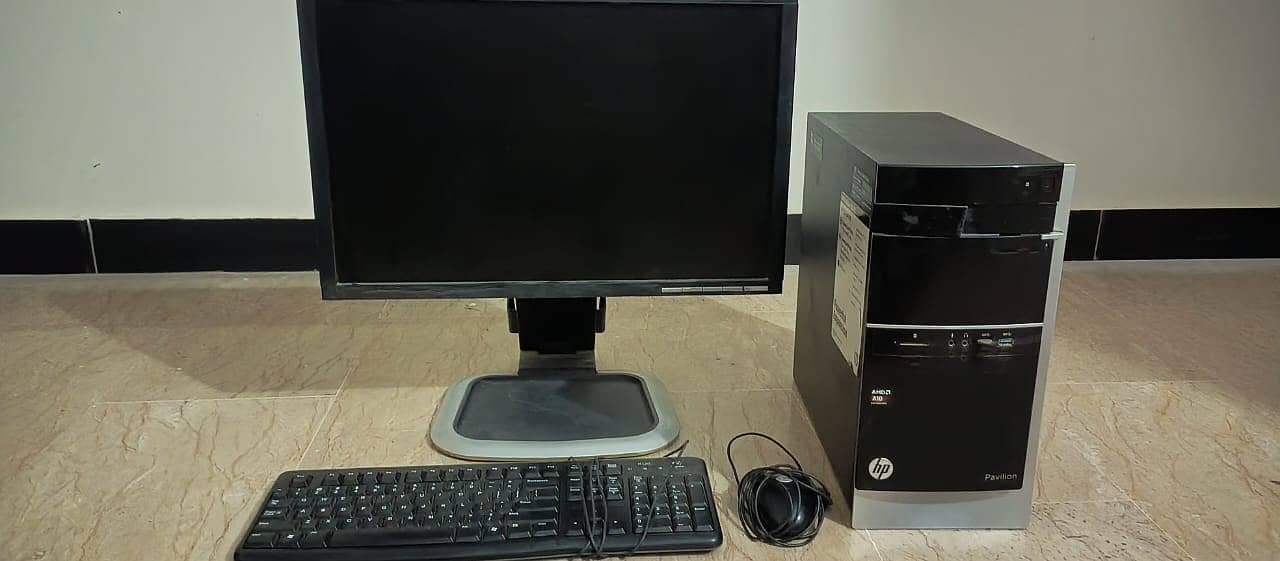 Hp AMD Gaming And Editing PC Complete Setup For Sale 0