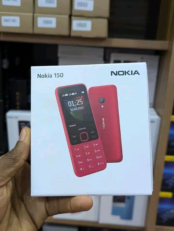 nokia 150 new set box pack dual sim balck color 0