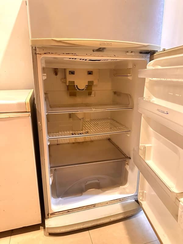 2 door big full fridge/ with freezer 1