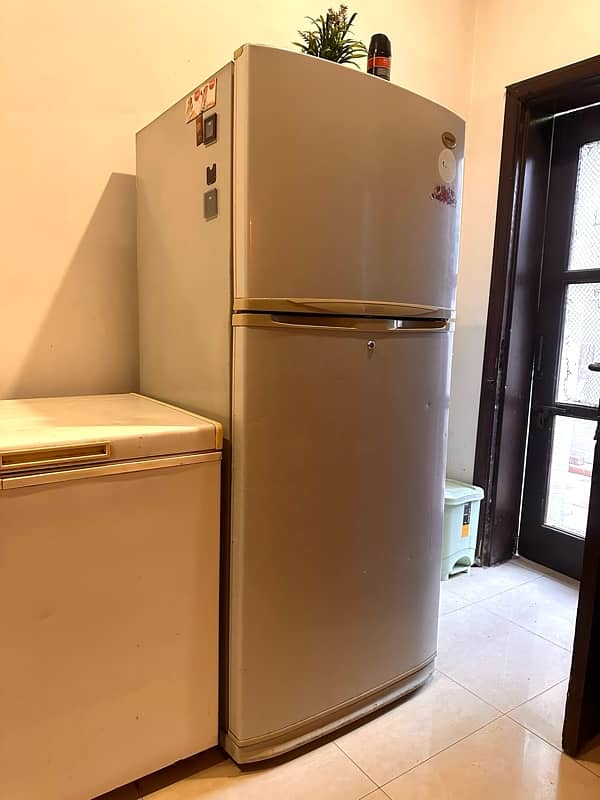 2 door big full fridge/ with freezer 2