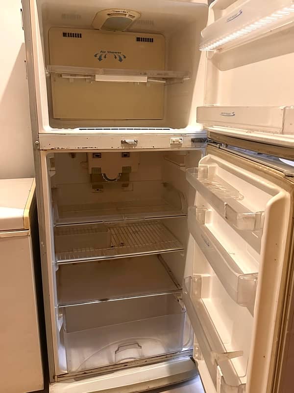 2 door big full fridge/ with freezer 5