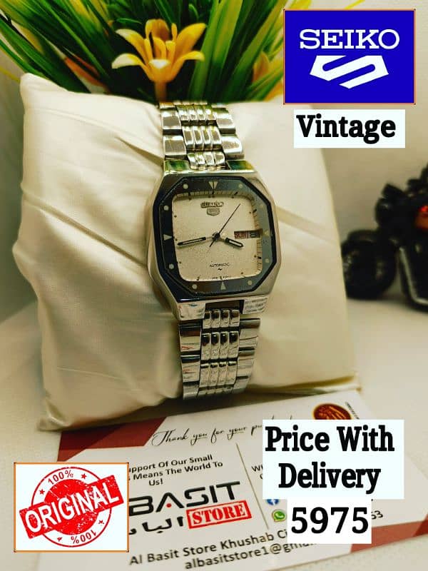 Seiko 5 automatic Japan movement  Call Msg Whatsapp 0316-1737353 7