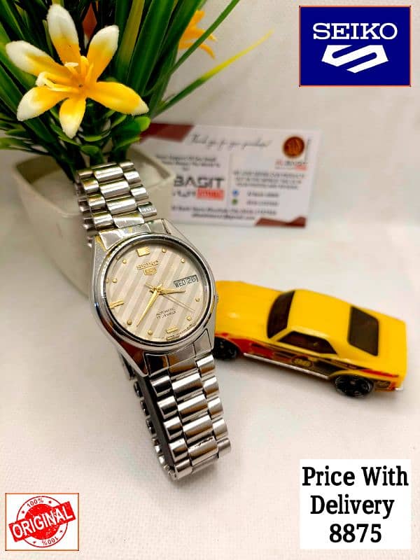 Seiko 5 automatic Japan movement  Call Msg Whatsapp 0316-1737353 11