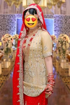 Bridal lehnga for sale. . . . condition 10/10 with set