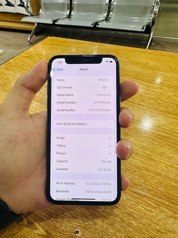 iPhone XS 256 gb single sim pta approved Restart problem 7