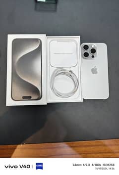 Apple Iphone 15 Pro 128 GB Just Box Opened