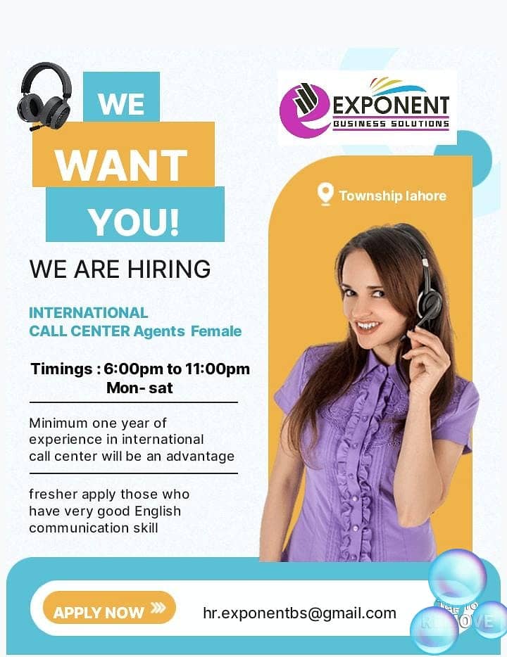 Call center Agents Female 0