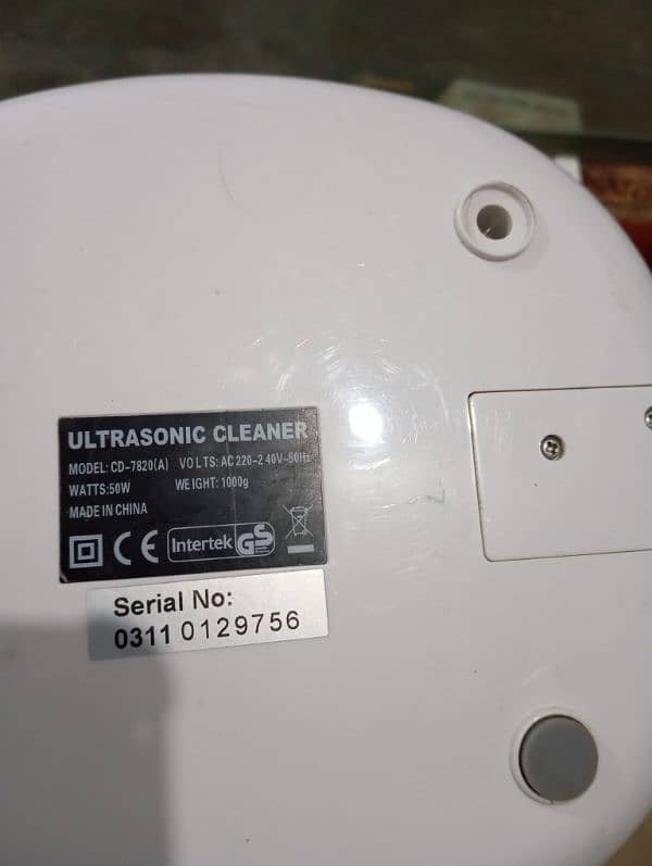 Ultrasonic cleaner 3