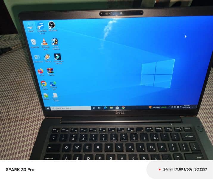 Dell Laptop 10 by 10 condition. . all ok . . . 16 Ram--512 SSD hard. . . 3