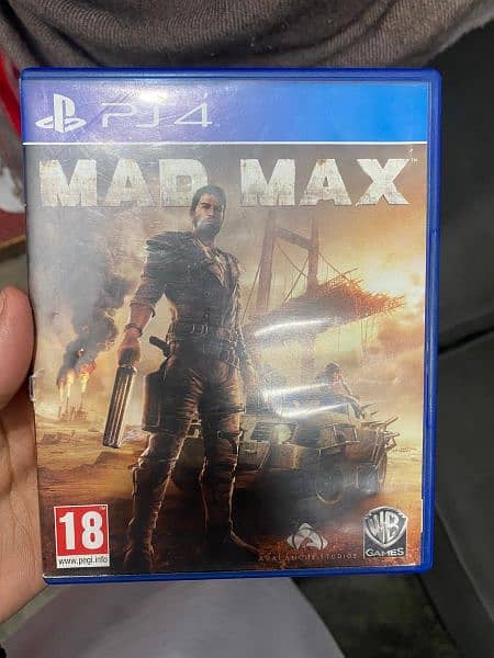 MAD MAX Ps4 game new disk 0