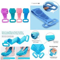 Silicone body wash belt