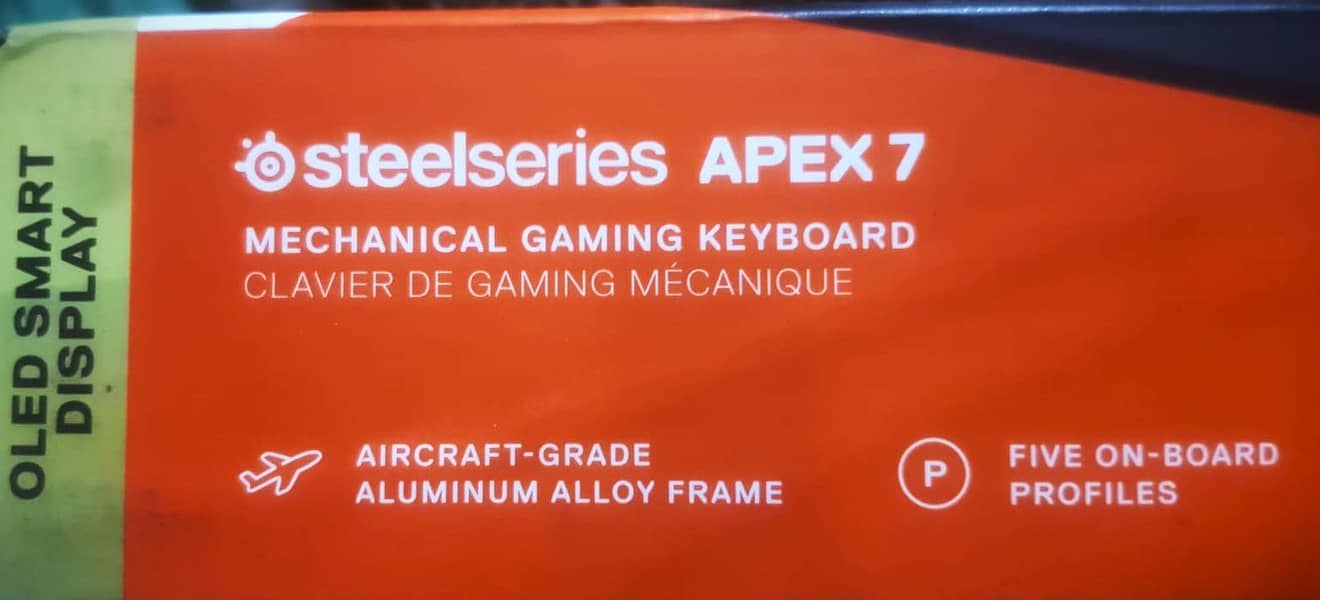 Steelseries Apex 7 MECHANICAL GAMING KEYBOARD 1