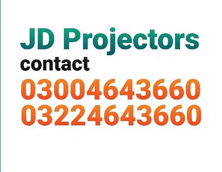 projectors & accessories available 2