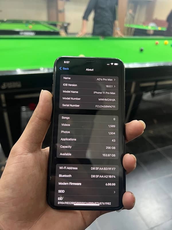 Iphone 11 pro max pta approved 256 gb 1