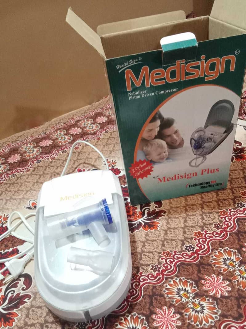 Brand New Medisign Plus Nebulizerr for Sale. Warranty, Box and all Acc 1