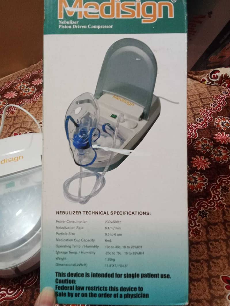 Brand New Medisign Plus Nebulizerr for Sale. Warranty, Box and all Acc 8