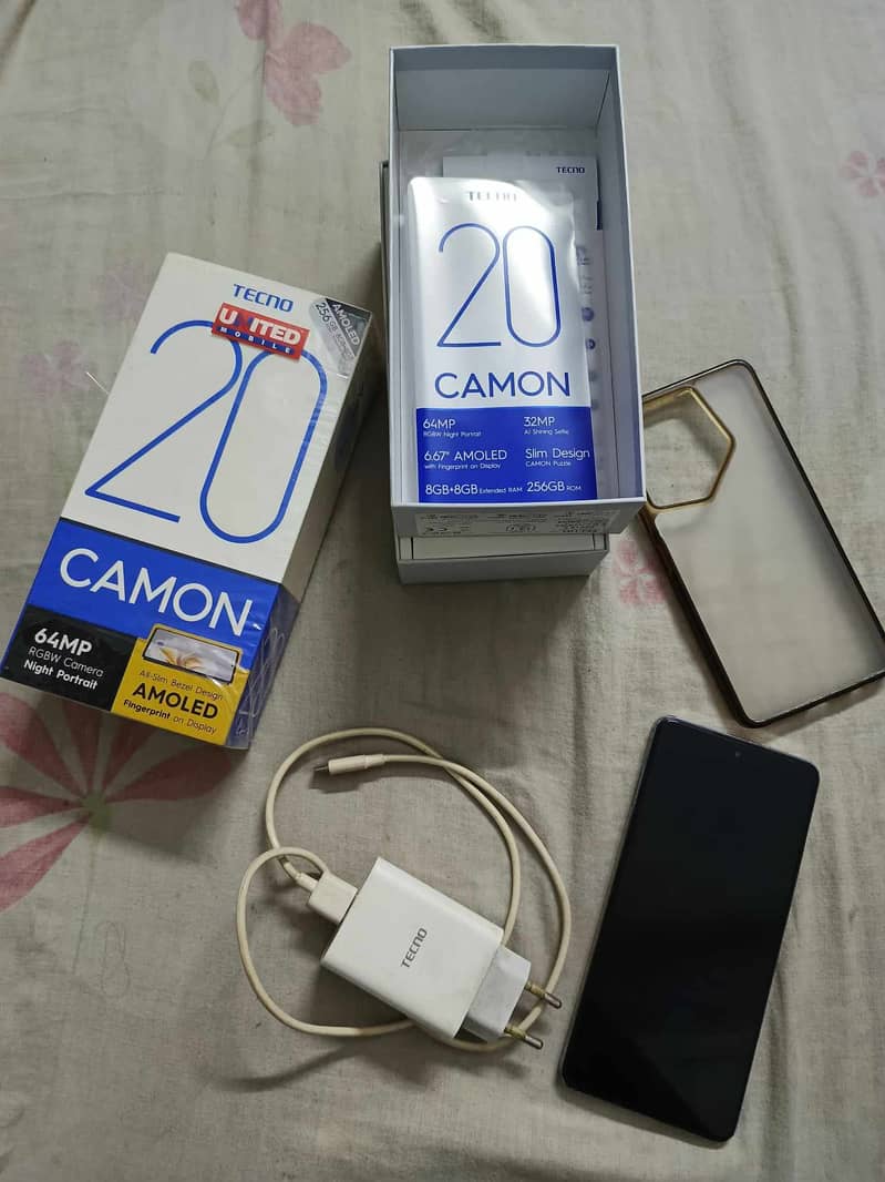 Tecno Camon 20 8/256 with complete box 2