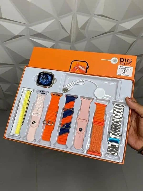 7 in 1 multicolour smart watch 1