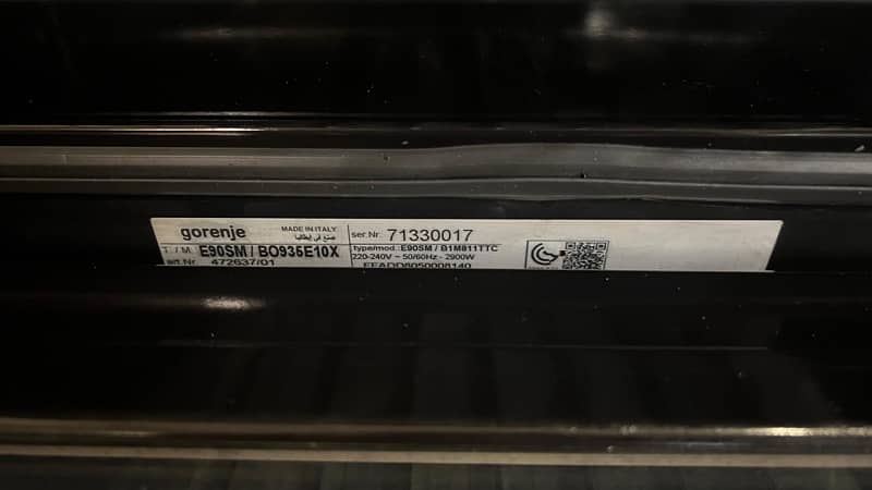 Gorenje electric baking oven 85 litres (Made in Italy) 1