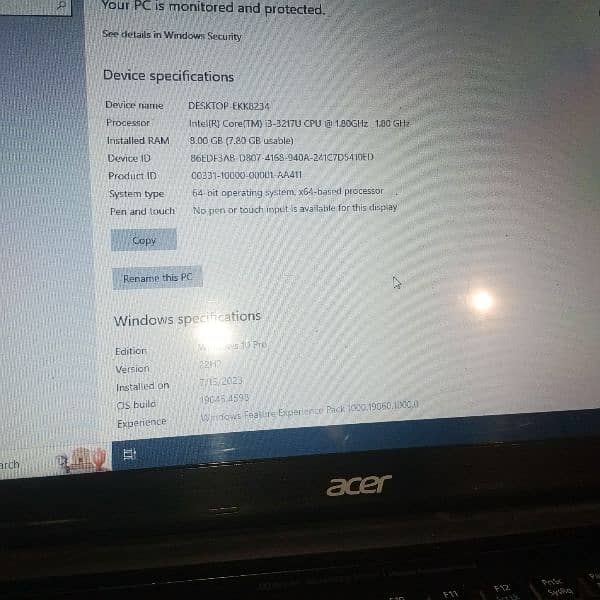 Laptop for sale in good condition. 2