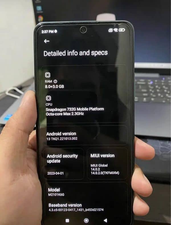 Redmi note 10 pro 8 GB RAM 128 GB storage 0319=6049=514 2