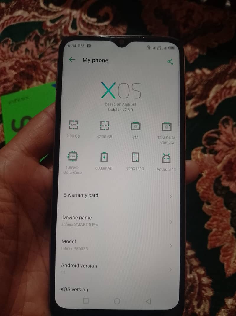 Infinix Smart 5 pro 2/32 6