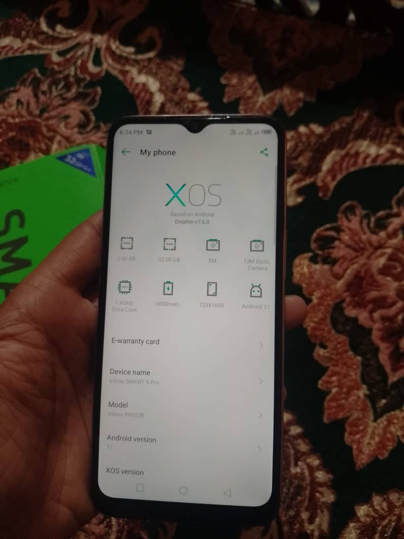 Infinix Smart 5 pro 2/32 10