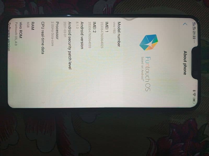 Vivo Y83 Ram 6 gb,  Rom 128 gb 5