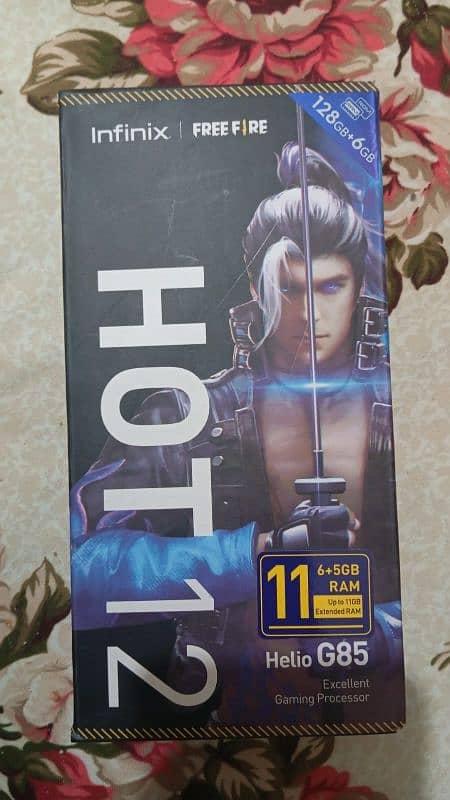 infinix hot 12 complete box 4