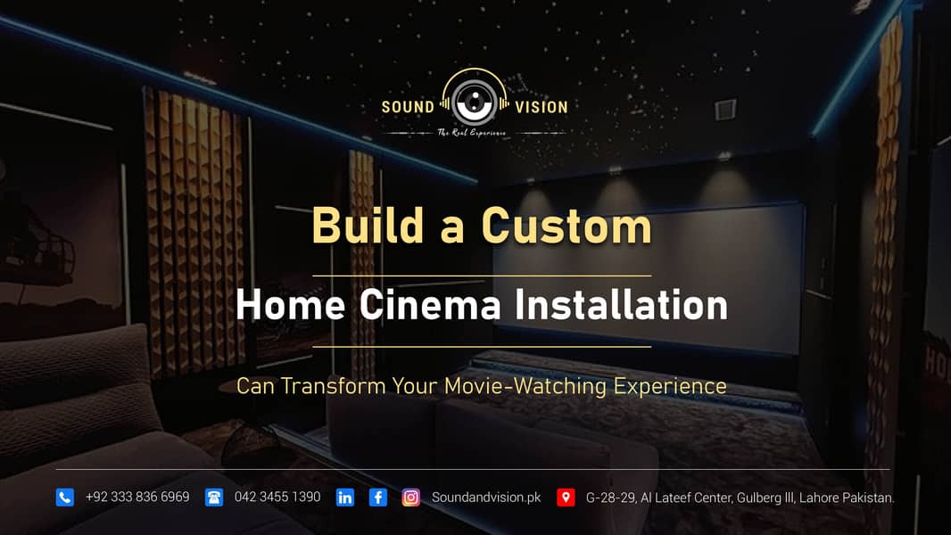 Build A Custom Home Cinema Installation 0