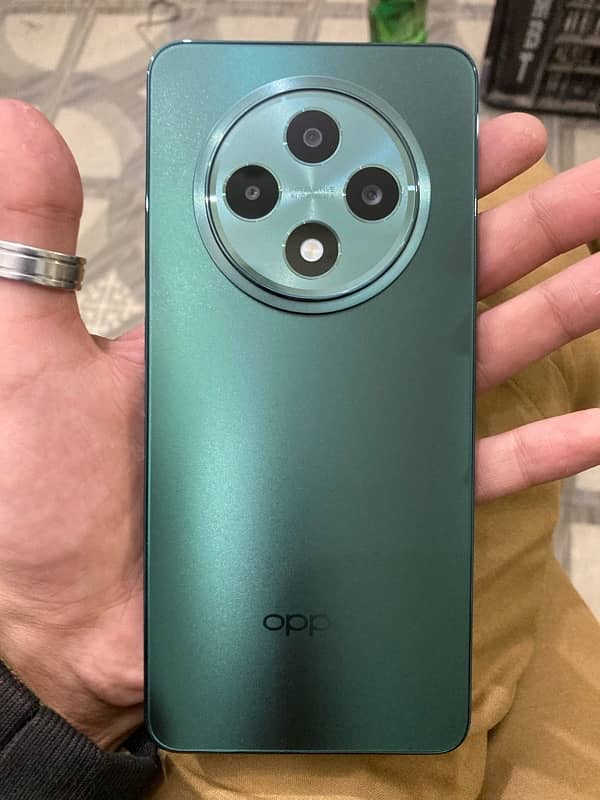 oppo reno 12f 5g olive green colour 1