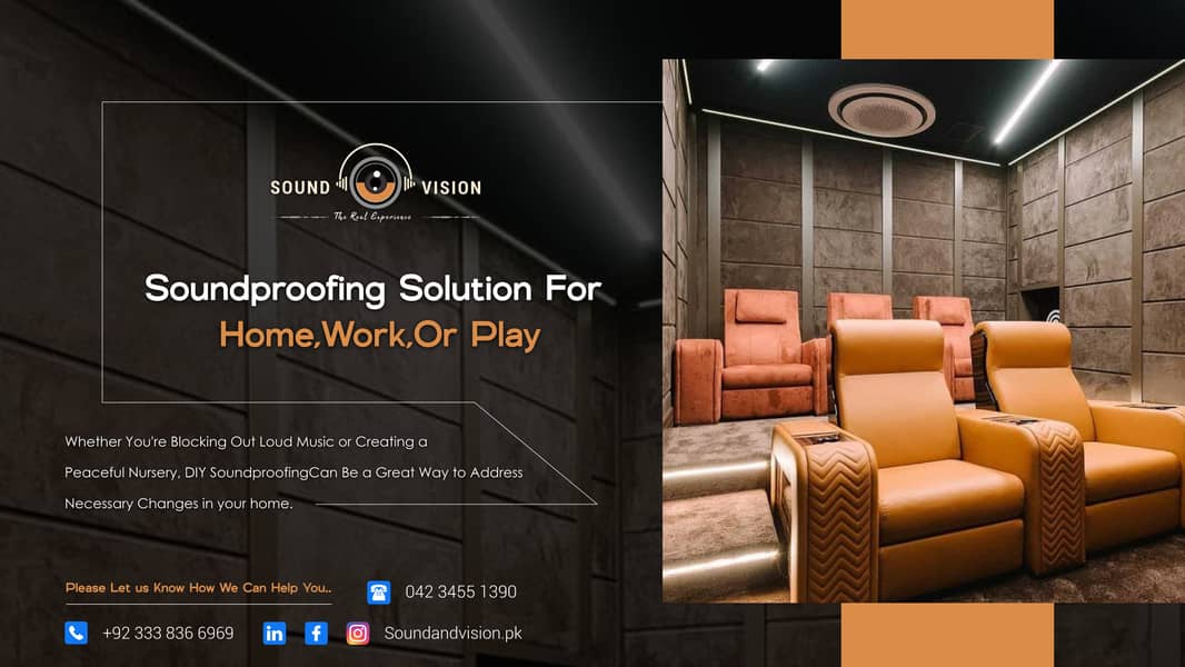 Soundproofing Solution For  Home,Work,Or Play 0