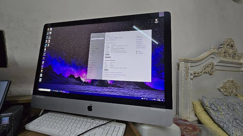 IMac 27 Inch Late 2012 | Lush Condition | SSD | 16gb Ram | Windows 10 0