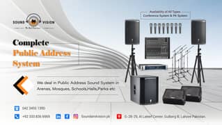 Availability of All Types  Conference System & PA System