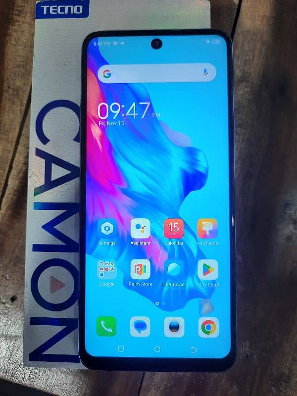 tecno Camon 18t 4+3/128 with box 10/10 condition no#03366837312 1