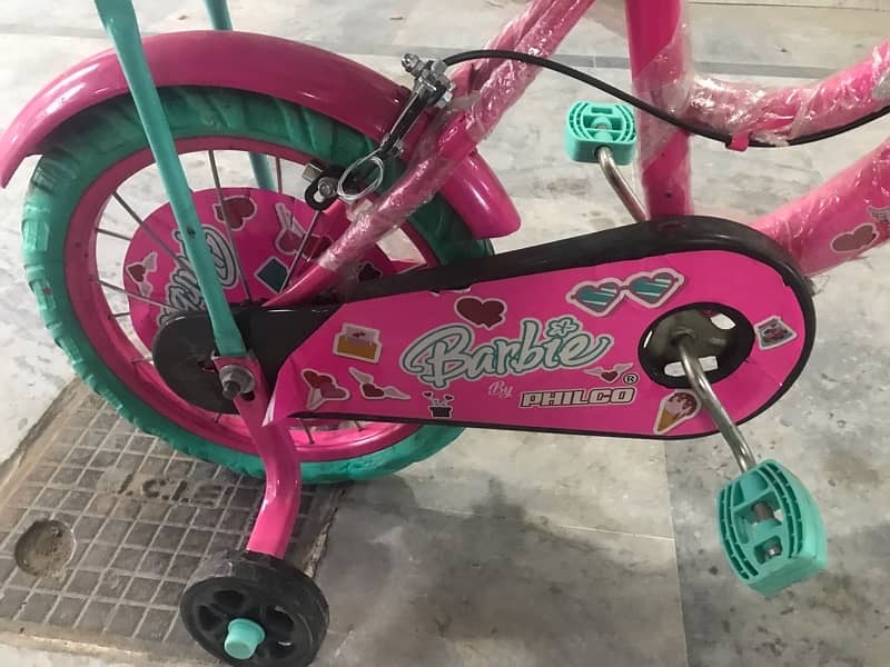 kids 16 inches barbie theme cycle for girls 4