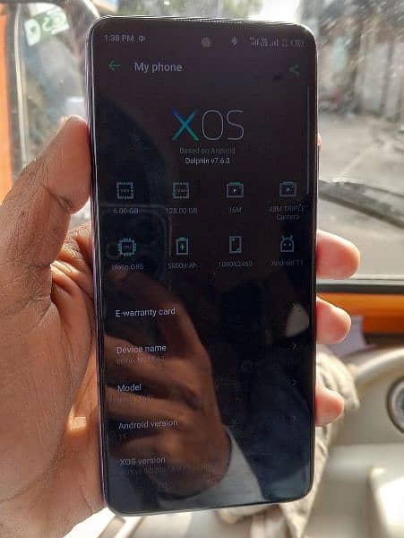 Infinix not 10 6/128 mobile for sale 2