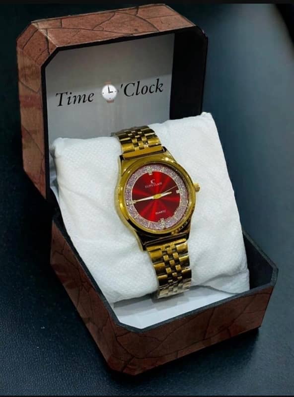 Analogue watch For Men  Gold Colour 2