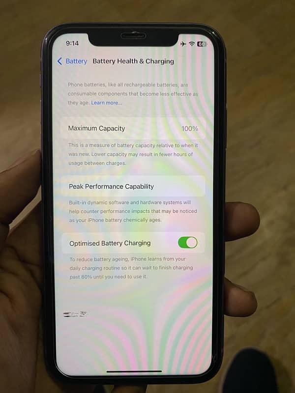 Iphone 11 64 gb jv 100% health waterpack 3