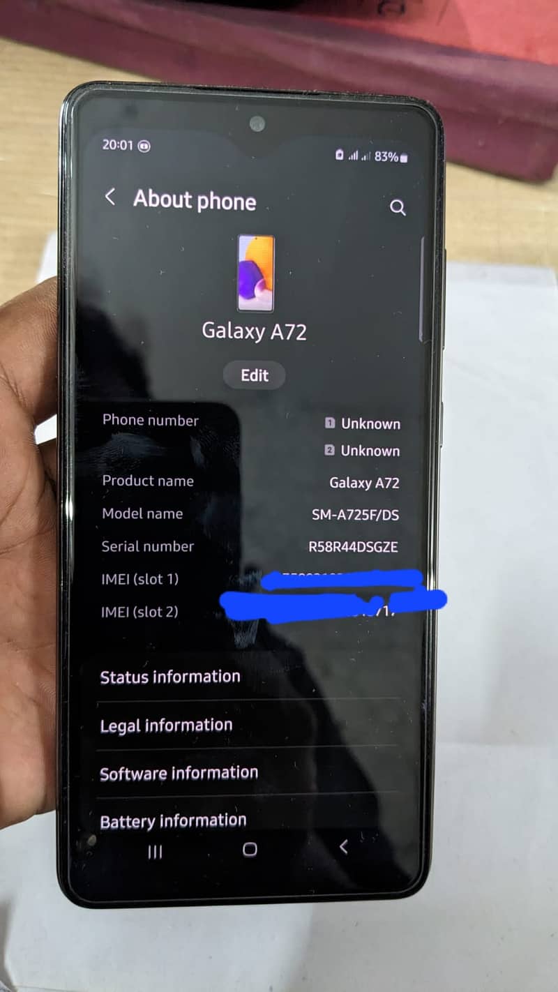 Samsung A72 1