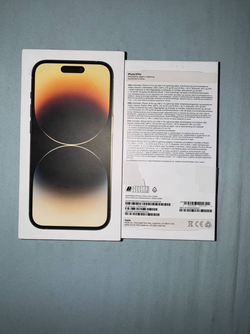 IPhone 14 Pro 128 GB PTA Approved GOLD 9