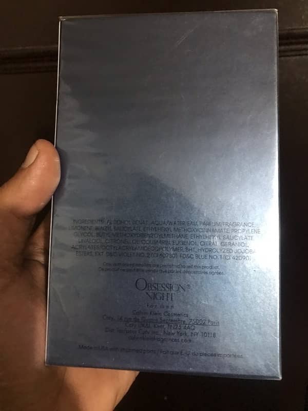 Obsession Night for men perfume 125ML 2