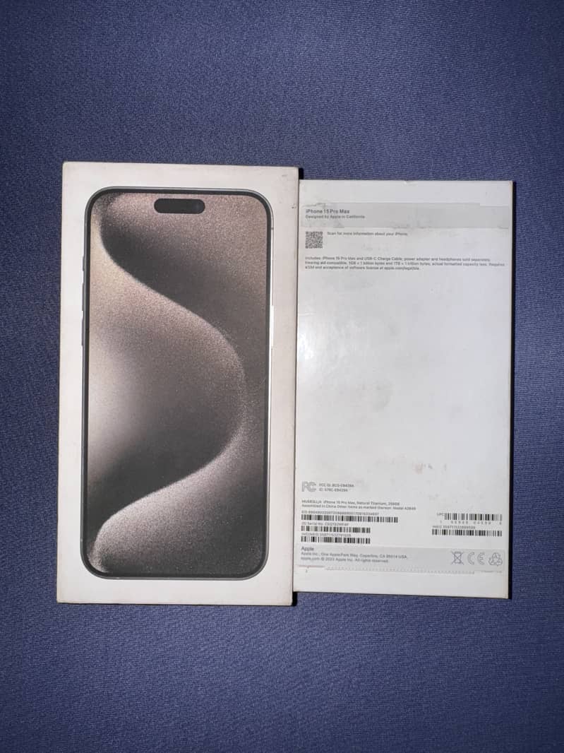 IPhone 15 Pro MAX 256 GB PTA Approved NATURAL TITANIUM 9