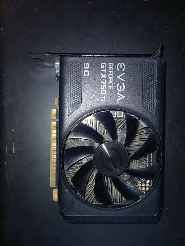 Gtx 750ti EVGA Sc single fan 0