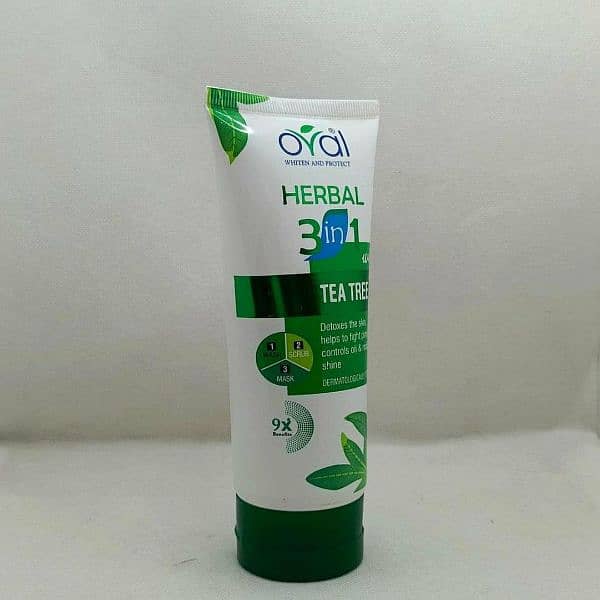 3 in 1 Tea Tree Herbal Face Wash 0