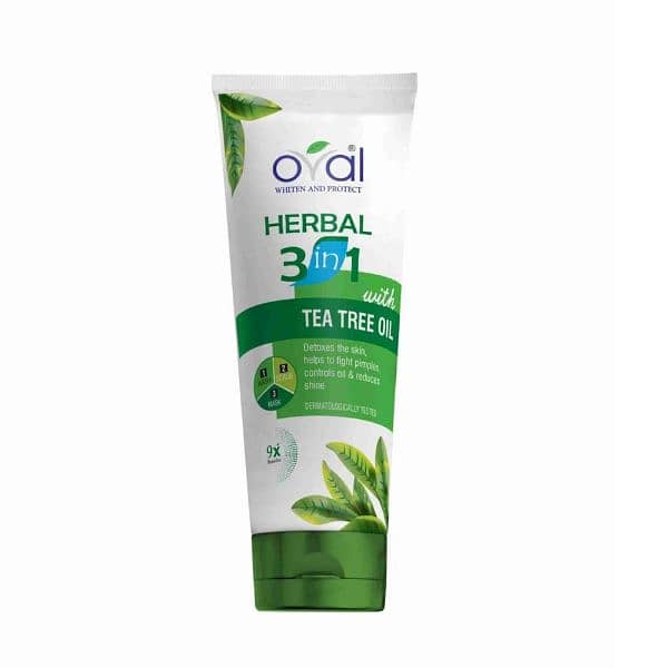 3 in 1 Tea Tree Herbal Face Wash 1