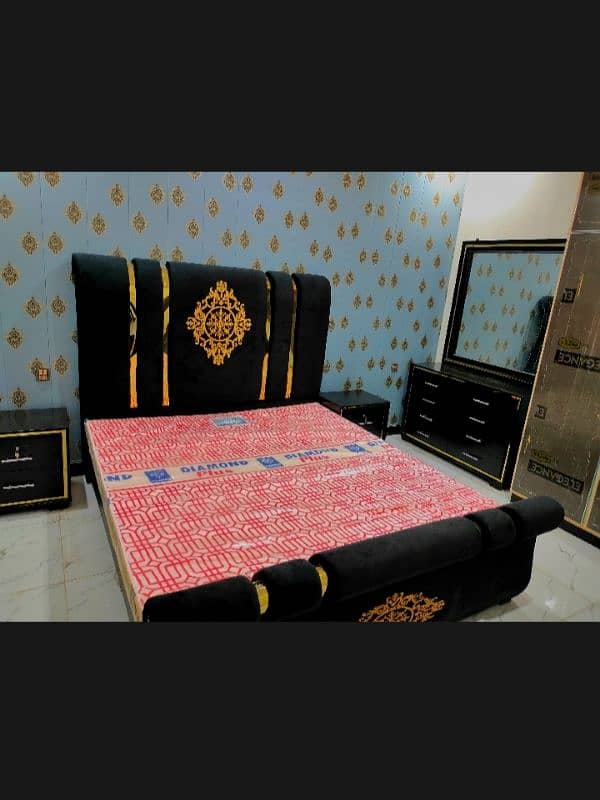 Bedset Latest& beautiful (home delivery available)Whatsapp 03117909944 2