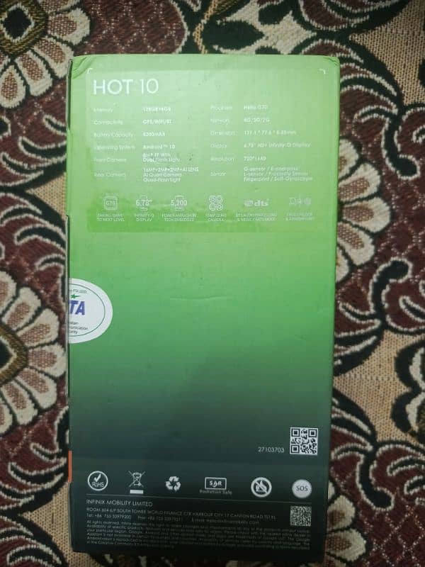 Infinix Hot 10 6/128 12