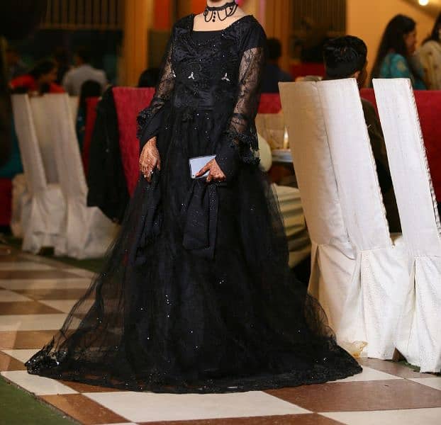 Elegant Black Frock for Sale - Worn Only Twice 0